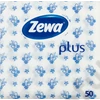 Kép 2/2 - Zewa Plus kék mintás 1 rétegű szalvéta