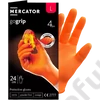 Mercator Gogrip black fekete gyémánttexturált vastag púdermentes nitril kesztyű 50 db
