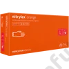 Kép 2/6 - Mercator® Nitrylex orange púdermentes nitril vizsgálókesztyű L