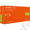Kép 3/6 - Mercator® Nitrylex orange púdermentes nitril vizsgálókesztyű S