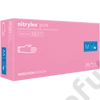 Kép 3/4 - Mercator® Nitrylex pink púdermentes rózsaszín nitril vizsgálókesztyű 100 db