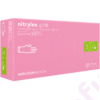 Kép 2/4 - Mercator® Nitrylex pink púdermentes rózsaszín nitril vizsgálókesztyű 100 db