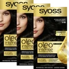 Kép 1/3 - Syoss Oleo Intense tartós olajhajfesték 1-10 intenzív fekete 3 db
