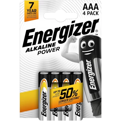 Energizer Alkaline Power mikroelem AAA 4 darab