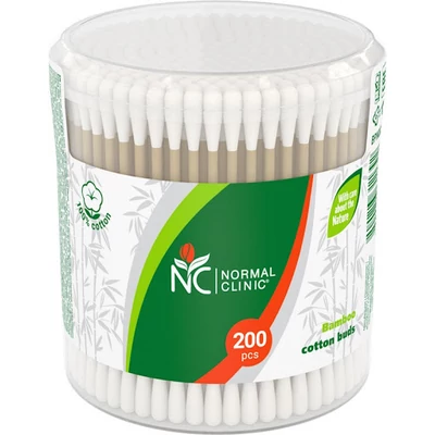 Normal Clinic bambusz fültisztító pálcika dobozos 200 db Normal Clinic bambusz fültisztító pálcika dobozos 200 db
