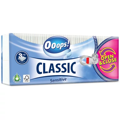 Ooops! Classic papírzsbkendő 90 darab Ooops! Classic papírzsbkendő 90 darab