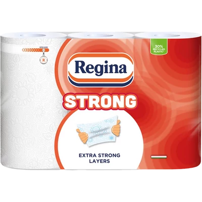 Regina Strong 3 rétegű háztartási papírtörlő 3 tekercs Regina Strong 3 rétegű háztartási papírtörlő 3 tekercs