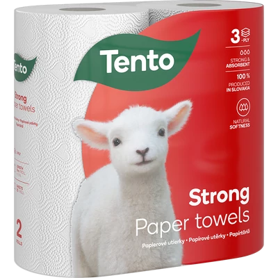 Tento Strong 3 rétegű papírtörlő Tento Strong 3 rétegű papírtörlő