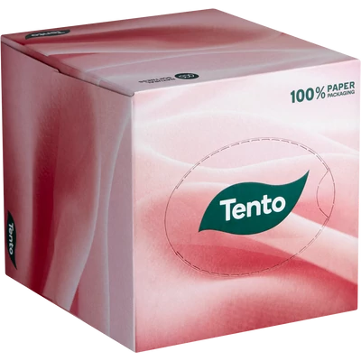 Tento dobozos 3 rétegű papírzsebkendő 58 darab Tento dobozos 3 rétegű papírzsebkendő 58 darab