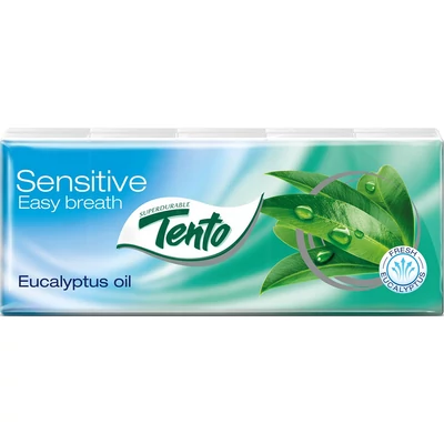 Tento Sensitive Eucalyptus papírzsebkendő Tento Sensitive Eucalyptus papírzsebkendő