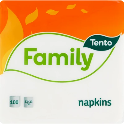 Tento Family fehér 1 rétegű szalvéta Tento Family fehér 1 rétegű szalvéta