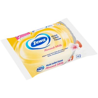 Zewa Almond Milk nedves toalettpapír Zewa Almond Milk nedves toalettpapír