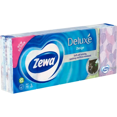 Zewa Deluxe Design papírzsebkendő Zewa Deluxe Design papírzsebkendő