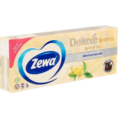 Zewa Deluxe Aroma Spirit of Tea papírzsebkendő Zewa Deluxe Aroma Spirit of Tea papírzsebkendő