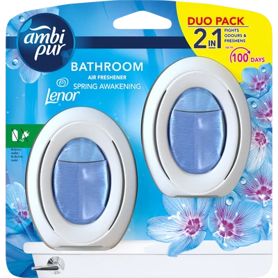 Ambi Pur Spring Awakening fürdőszobai illatosító 2 darab Ambi Pur Spring Awakening fürdőszobai illatosító 2 darab