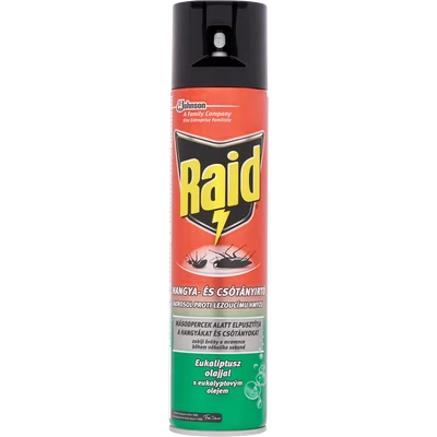RAID hangya- és csótányirtó aeroszol eukaliptusz illattal 400 ml RAID hangya- és csótányirtó aeroszol eukaliptusz illattal 400 ml