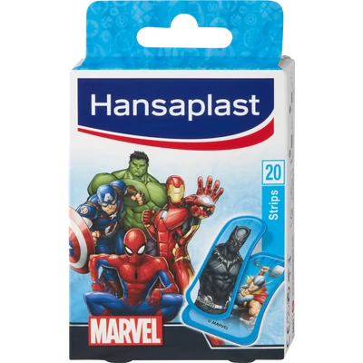 Hansaplast gyermek sebtapasz Marvel 20 db Hansaplast gyermek sebtapasz Marvel 20 db