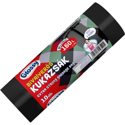 Glossy bivalyerős kukazsák 160 liter Glossy bivalyerős kukazsák 160 liter