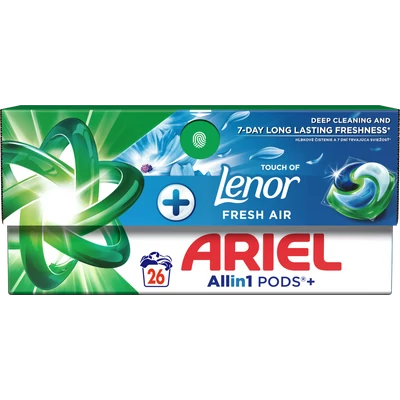 Ariel AllIn1 PODS + Lenor Fresh Air mosókapszula 26 darab Ariel AllIn1 PODS + Lenor Fresh Air mosókapszula 26 darab