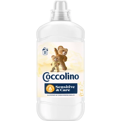 Coccolino sensitive & care Almond & Cashmare Balm öblítő 51 mosáshoz Coccolino sensitive & care Almond & Cashmare Balm öblítő 51 mosáshoz