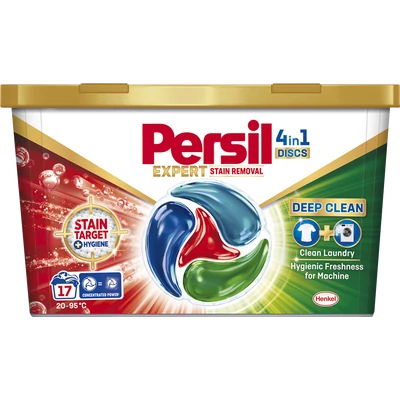 Persil Expert 4in1 Discs Stain Removal mosókapszula 17 darab Persil Expert 4in1 Discs Stain Removal mosókapszula 17 darab