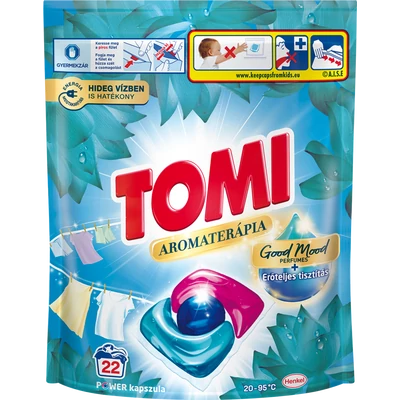 Tomi Aromaterápia Lótusz mosókapszula 22 darab Tomi Aromaterápia Lótusz mosókapszula 22 darab