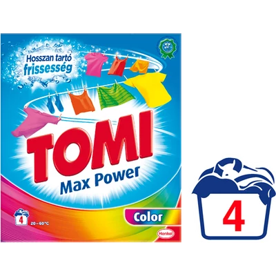 Tomi Color mosópor 4 mosás Tomi Color mosópor 4 mosás