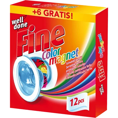 Well Done Fine színvédő kendő 12 darab