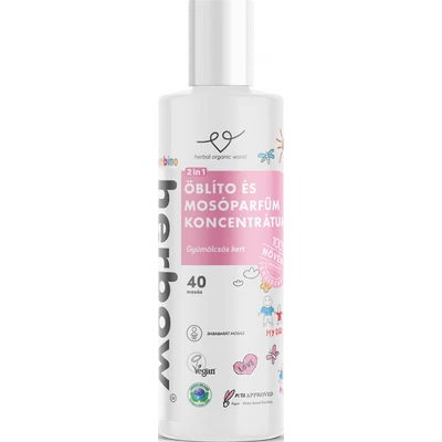 Herbow Bambino gyümölcsös kert öblítő és mosóparfüm koncentrátum 40 Herbow Bambino gyümölcsös kert öblítő és mosóparfüm koncentrátum 40