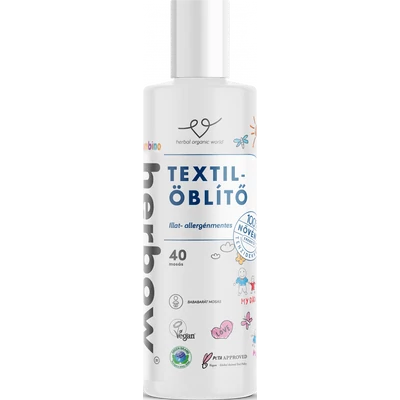 Herbow Bambino illat- és alergénmentes textilöblítő koncentrátum 40 mosáshoz (200 ml) Herbow Bambino illat- és alergénmentes textilöblítő koncentrátum 40 mosáshoz (200 ml)