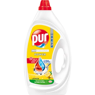PUR Pro Power Lemon kézi mosogatószer 4,5 liter PUR Pro Power Lemon kézi mosogatószer 4,5 liter
