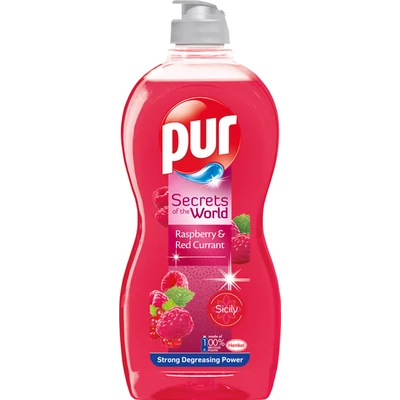 PUR málna és piros ribizli illatú kézi mosogatószer 450 ml PUR málna és piros ribizli illatú kézi mosogatószer 450 ml
