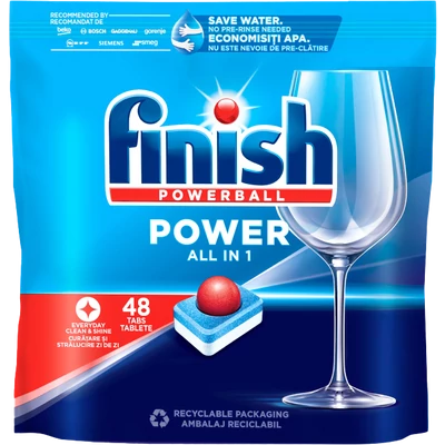 finish Power All in 1 mosogatógép tabletta 48 db finish Power All in 1 mosogatógép tabletta 48 db