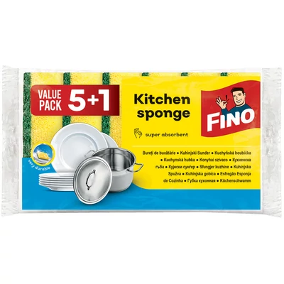 Hewa Maxi mosogatószivacs dörzsivel 6 darab Hewa Maxi mosogatószivacs dörzsivel 6 darab