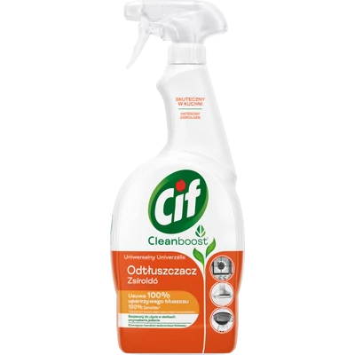 CIF Cleanboost Univerzális zsíroldó spray 750 ml CIF Cleanboost Univerzális zsíroldó spray 750 ml