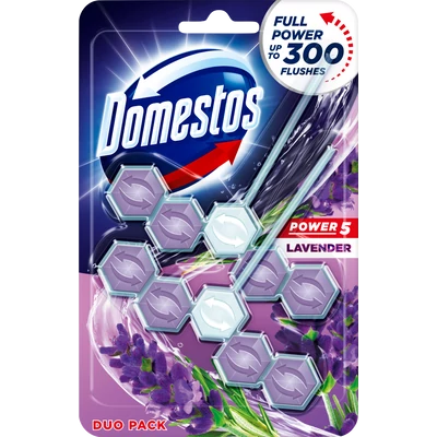 Domestos Power5 Levendula WC frissítő 2 Domestos Power5 Levendula WC frissítő 2