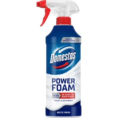 Domestos Power Foam Arctic Fresh WC és fürdőszoba tisztító hab Domestos Power Foam Arctic Fresh WC és fürdőszoba tisztító hab