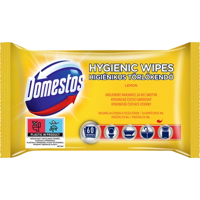 Domestos Lemon higiénikus törlőkendő Domestos Lemon higiénikus törlőkendő