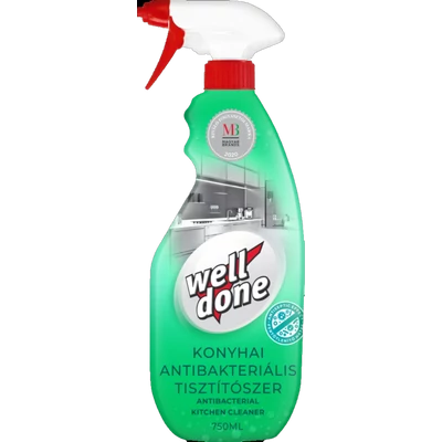 Well Done konyhai antibakteriális tisztítószer 750 ml Well Done konyhai antibakteriális tisztítószer 750 ml