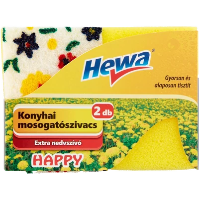 Hewa Happy konyhai mosogatószivacs 2 db Hewa Happy konyhai mosogatószivacs 2 db