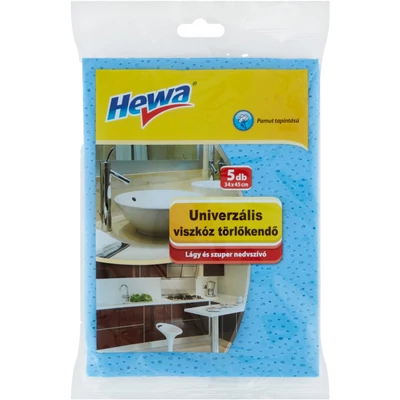 Hewa univerzális viszkóz törlőkendő 5 darab Hewa univerzális viszkóz törlőkendő 5 darab