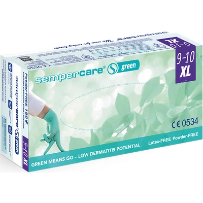 Sempercare Green púdermentes almazöld nitril kesztyű XL 180 db Sempercare Green púdermentes almazöld nitril kesztyű XL 180 db