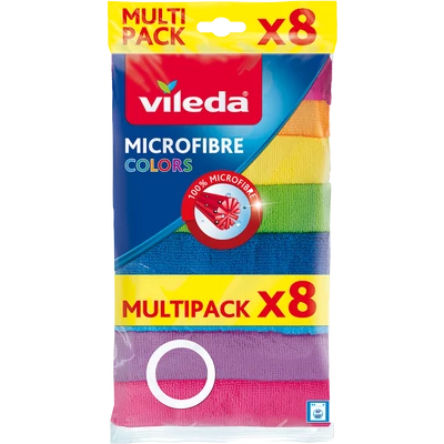 Vileda Color mikroszálas törlőkendő 8 darab