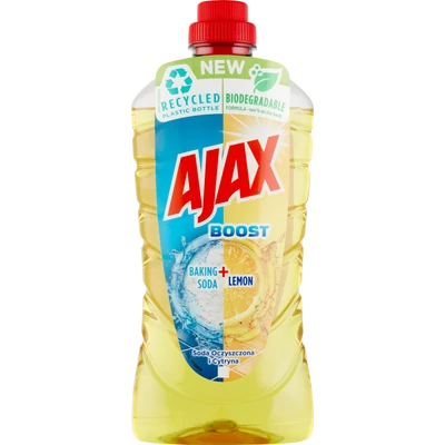 Ajax Boost általános felülettisztító szódabikarbónával és citrommal