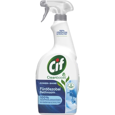 CIF Cleanboost Power + Shine fürdőszobai tisztító spray 750 ml