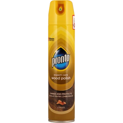 Pronto expert care wood polish classic spray 250 ml