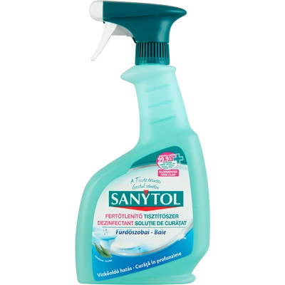 Sanytol szórófejes fürdőszobai fertőtlenítő tisztítószer Sanytol szórófejes fürdőszobai fertőtlenítő tisztítószer