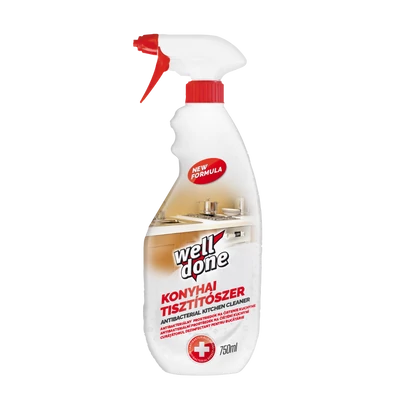 Well Done fertőtlenítő hatású konyhai tisztító Well Done fertőtlenítő hatású konyhai tisztító
