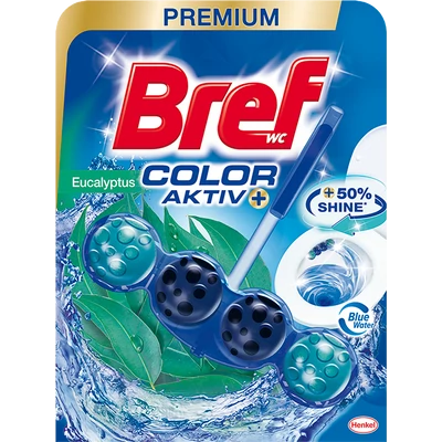 Bref Color Aktiv eukaliptusz WC tisztító és illatosító 1 darab Bref Color Aktiv eukaliptusz WC tisztító és illatosító 1 darab