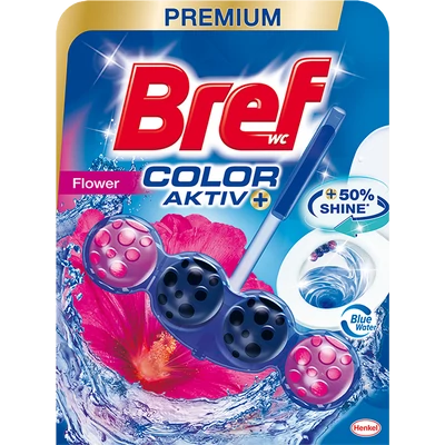 Bref Color Aktiv virág illatú WC tisztító és illatosító 1 darab Bref Color Aktiv virág illatú WC tisztító és illatosító 1 darab